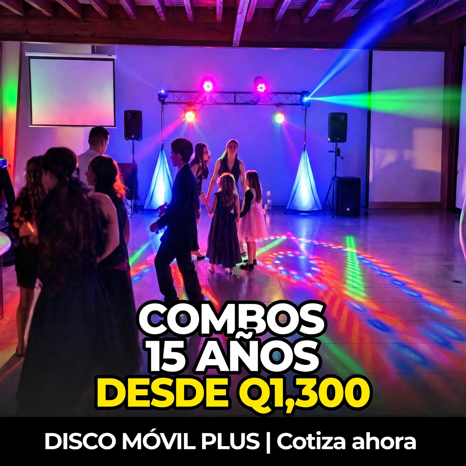 combos 15 años desde Q 1,300